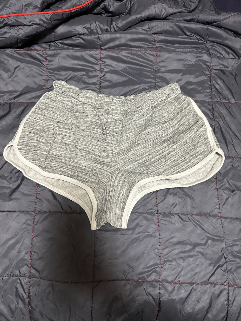 PINK Victoria's Secret Light Gray Lounge Shorts